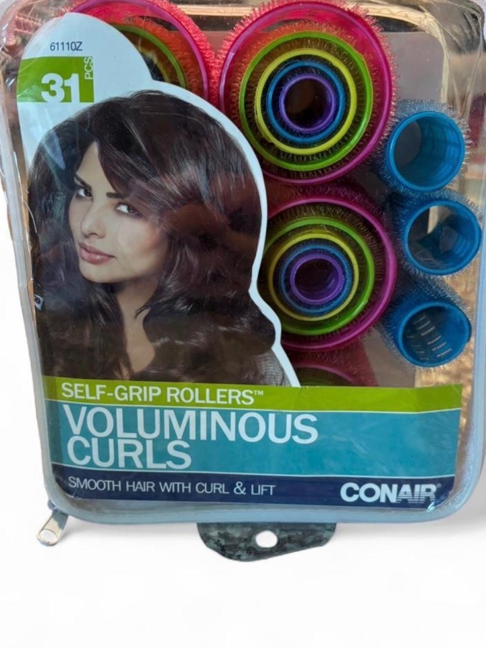 Conair Voluminous Curls Self-Grip Rollers - Multicolor Set